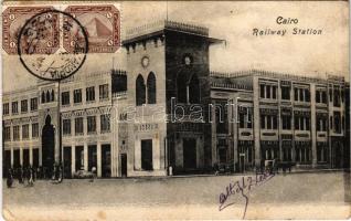 1907 Cairo, Caire; railway station (EK)