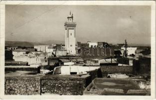 Oujda, Vue générale et la Mosquée / general view with mosque (fa)