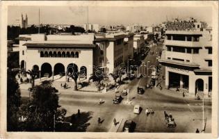 1950 Casablanca, La Grande Poste / post office, Citroen France Auto (EK)