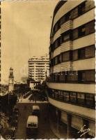 1942 Casablanca, La place de France / street view, autobus, automobile (EK)