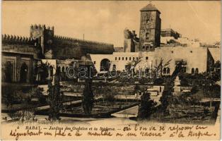 Rabat, Jardins des Oudaias et la Médersa (EB)