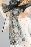 C.I.A. Manna (1930 körül): "Carmencita". Kézzel festett fajansz, jelzett, hibátlan. m: 43 ...