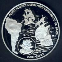 Saharawi 2000. 1000P Ag "Pedro Cabral, hajó, Dél-Amerika" T:PP