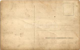 Karlovy Vary, Karlsbad; Statue of chamois at Jelení skok, hiking people. photo (fa)