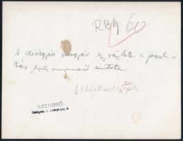 cca 1945 A Diósgyőri Vasgyár egy részletet romokban a II. világháború alatt-után, Szendrő István (19...