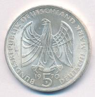 Német Szövetségi Köztársaság 1970F 5M Ag "Beethoven" T:1-
Federal Republic Germany 1970F ...