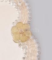 Velencei fali tükör, jelzés nélkül, hibátlan, 38x31cm