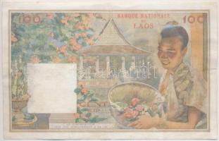 Laosz DN (1957-1962) 100K "X.5 43669" T:III kis folt, tűzőgép ly.
Laos ND (1957-1962) 100...