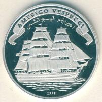 Szomália 1998. 5000Sh Ag "Hajók-Amerigo Vespucci" T:PP