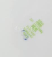 12 személyes 14 darabos Zsolnay Pompadour vacsorázó készlet, jelzett, kopott,