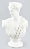Jelzés nélkül: Artemis. Bisciut porcelán, kopott, m: 15 cm