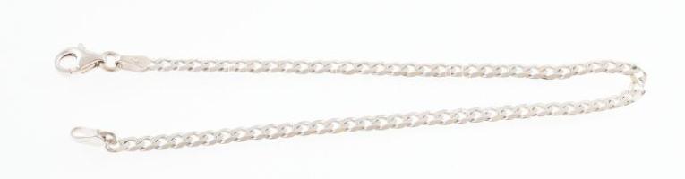 Ezüst(Ag) pancer karkötő, jelzett, h: 17,5 cm, nettó: 2,5 g