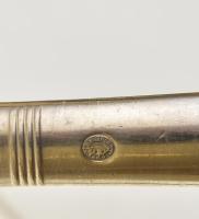 Berndorf alpakka 6 személyes evőeszköz készlet díszdobozban. Jelzett. Doboz erősen sérült