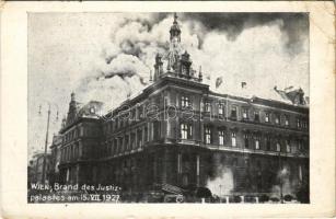 1927 Wien, Vienna, Bécs; Brand des Justizpalastes am 15 Juli / the burning Palace of Justice (Rb)