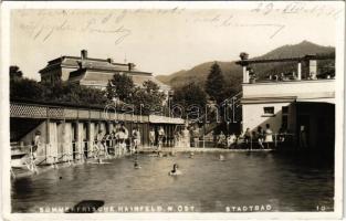 1936 Hainfeld, Sommerfrische Stadtbad / swimming pool (Rb)