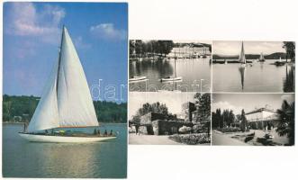 BALATON - 30 db MODERN magyar város képeslap