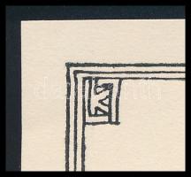 Kozma Lajos (1884-1948): Házak. Cinkográfia, papír, jelzett a cinkográfián, körbevágott, 19,5×16,5 c...