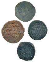 Bizánci Birodalom ~6-10. század 4db-os érmetétel T:2-,3
Byzantine Empire ~6th-10th century 4pcs coi...