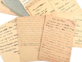 Levelezés 1944. szeptemberétől az újlipótvárosi megszállás alatt, vízhiányról, bombázásról, stb