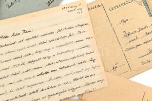 Levelezés 1944. szeptemberétől az újlipótvárosi megszállás alatt, vízhiányról, bombázásról, stb