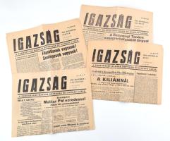 1956 Az Igazság című forradalmi újság október 30., november 1-2-3-i száma