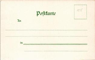 Marburg, general view, folklore. G. Blümlein & Co. litho