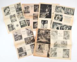 cca 1940 7 db UFA filmismertető (A ledőlt titán, A halál jegyese, stb.)