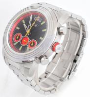 DeLorean DL02-1803 automata, kronográfos karóra. Fém tok, fém szíj, működő, jó állapot. Pót szemmel....