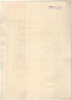 Budapest 1930. "Budapest Székesfővárosi Közlekedési R.-T." kötvénye 10db élvezeti jegyről,...