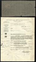 1943 Bp., Nemzetközi Gépkereskedelmi Részvénytársaság fejléces levélpapírjára írt levél
