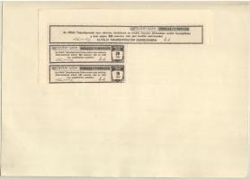 1926. "Alföldi Takarékpénztár Debrecenben" 10db részvénye egyben, összesen 1000P-ről, szár...