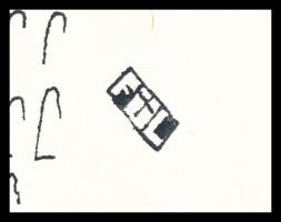 Fülöp György (1923-): Ellenfelek (1956). Tus, papír, jelzett, kartonra kasírozott. Az Igazság c. lap...