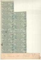 Ausztria / Bécs 1880. "Osztrák Földhitel Intézet" 3%-os kamatozású kötvénye 100G-ről bélye...