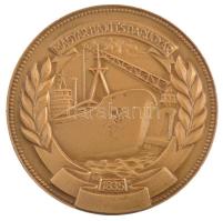 ~1960-1970. Magyar Hajó és Darugyár 1835 bronz emlékérem (60mm) T:2