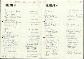 Törőcsík Mari (1935-2021), Faludy György (1910-2010), Pozsgay Imre (1933-2016), Kopácsi Sándor (1922...