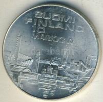 Finnország 1971. 10M Ag "Atlétikai EB" T:BU Eredeti tokban, tanúsítvánnyal!