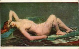 Farniente. Dalon de Paris 1053. / Erotikus meztelen hölgy / Erotic nude lady s: Many Benner
