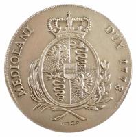 Olaszország 1995. "Olasz Államok / Milánó 1778. 1S "Mária Terézia" " jelzett Ag ...