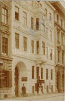 1906 Wien, Vienna, Bécs; street view, shop of Robert Pankl. photo (EK)