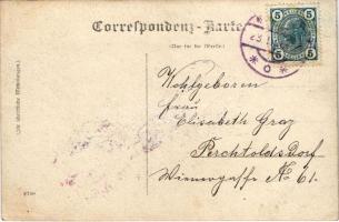 1906 Wien, Vienna, Bécs; street view, shop of Robert Pankl. photo (EK)