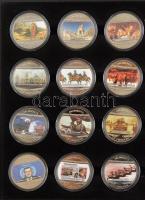 Libéria 2001. 10$ "Szabadság pillanatai" multicolor érmesorozat 20xklf darabja eredeti dís...