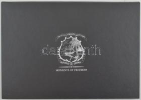 Libéria 2001. 10$ "Szabadság pillanatai" multicolor érmesorozat 20xklf darabja eredeti dís...