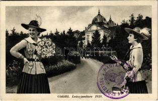 1939 Leányjamboree. I. Pax Ting Gödöllő. Az első nemzetközi leánycserkész világtalálkozó / The first Girl Guide and Girl Scout World Camp in Gödöllő s: Sávely D. + So. Stpl.