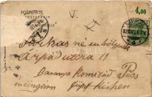 1903 Hamburg, Fünfmaster Potosi / German five-masted steel barque s: N. Poetzsch (b)