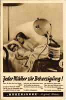 Jeder Mutter zur Beherzigung! Höhensonne - Original Hanau / German tanning lamp advertisement (fa)