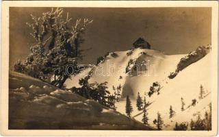 1925 Schliersee, Rotwandhaus d. A.-V.-S. T.-A.-K. von der Kimpflscharte Rotwand-Gruppe / tourist house, chalet. Phot. Alfred Asal (EK)