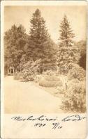 1930 Matlárháza, Matliary, Tatranské Matliare (Magas-Tátra, Vysoké Tatry) (?); kert / garden. photo (Rb)