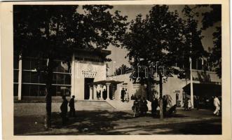 1948 Budapest, Nemzetközi Vásár a centenárium évében, Román Népköztársaság pavilonja + &quot;A NÉP IPARA - A NÉP EREJE 1848-1948 BNV Budapest&quot; So. Stpl.