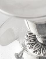 Ezüst (Ag) 1 pár szombati gyertyatartó, mester: K&BC, Svégország, Göteborg, 1969. Jelzett, töltö...