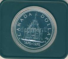 Kanada 1976. 1$ Ag "Parlamenti könyvtár" T:PL Eredeti díszdobozban!